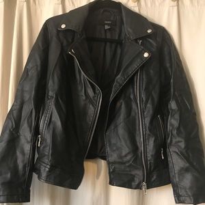 Forever 21 Black Leather Jacket